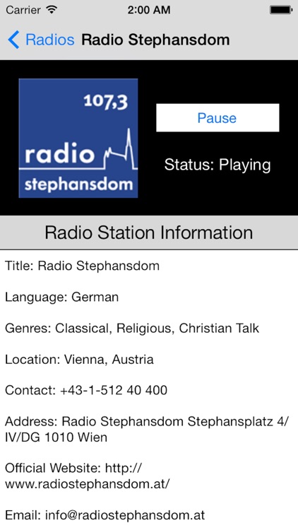 Austria Radio Live Player (Radio Österreich) screenshot-3