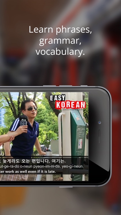 Learn to speak Korean with vocabulary and grammar
