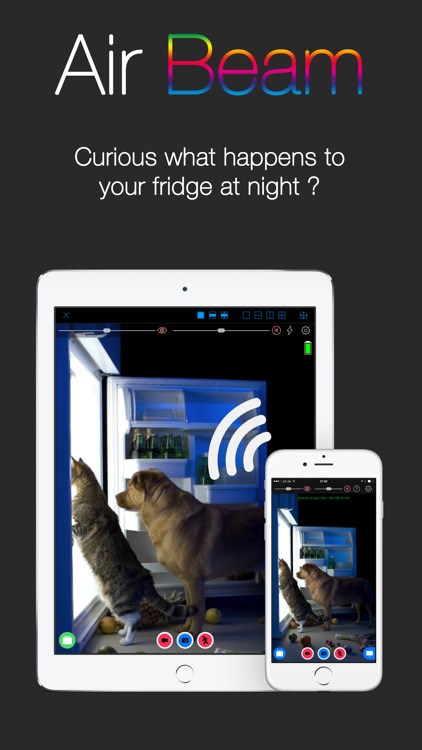 AirBeam - video surveillance and motion detection screenshot-0