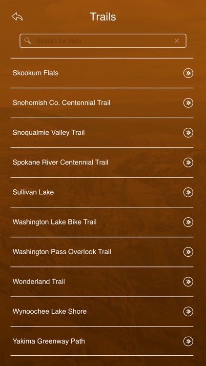 Washington Trails