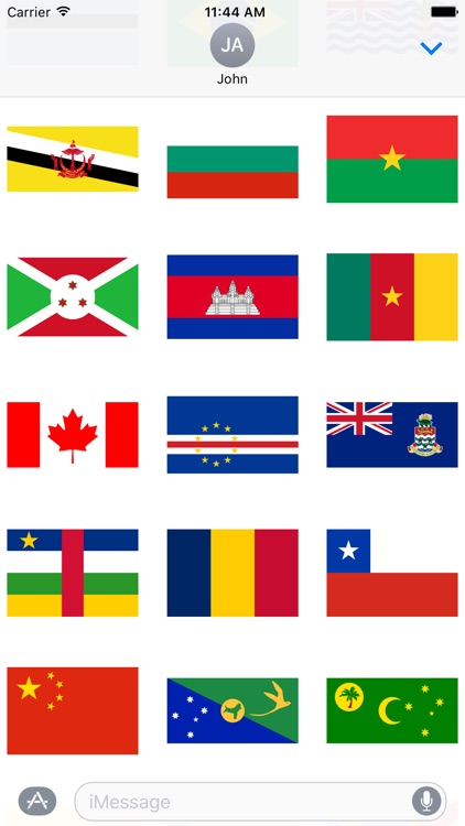 Country Flag Stickers