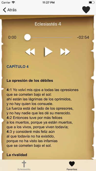 Biblia: Eclesiastés screenshot1