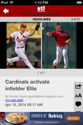 Post-Dispatch Baseball screenshot 3