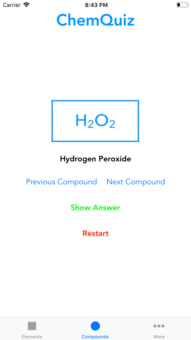 ChemQuiz screenshot 4