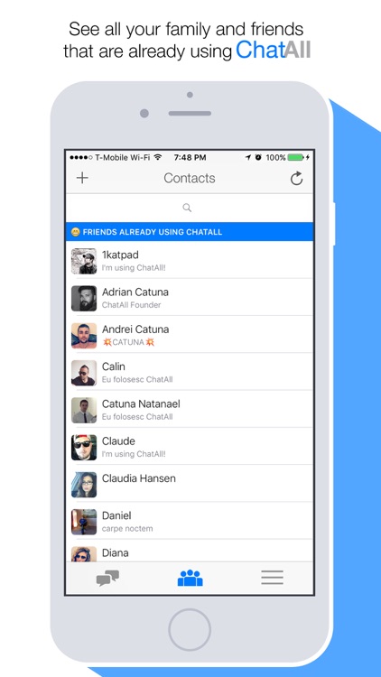 ChatAll - Learn Languages While Texting SMS Chat screenshot-3