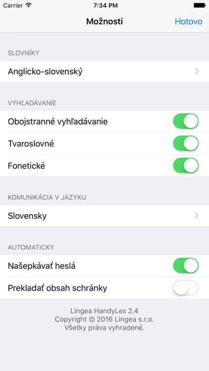 Lingea Anglicko-slovenský vreckový slovník screenshot-4