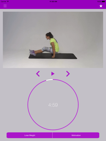 Flat Stomach Workouts Belly Fat Trainer Exercises screenshot 4