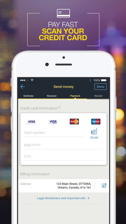 WesternUnion CA Money Transfer screenshot-3