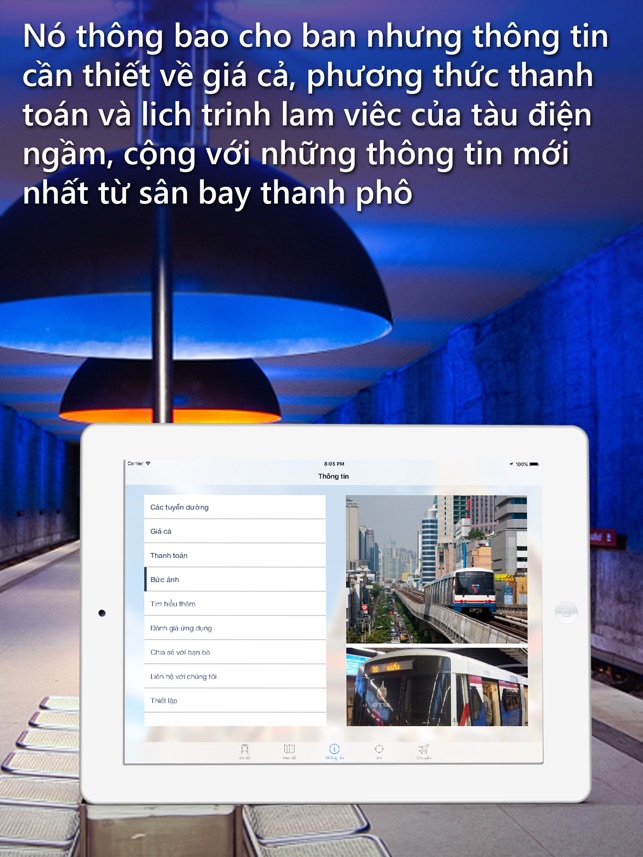 Metro trình dẫn đường Băng Cốc