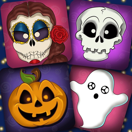 Halloween Memo.ry Card - Find 2 Same Scary Image.s icon