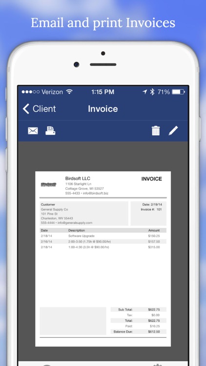 Billing Hours - Business Time Tracking and Invoice Manager