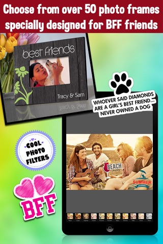 BFF Friends Photo Frames - Friendship Photo Editor screenshot 4