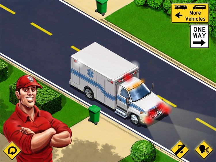 Kids Vehicles: City Trucks & Buses HD Lite screenshot-0