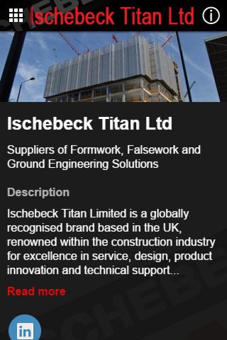 Ischebeck Titan Ltd screenshot 2