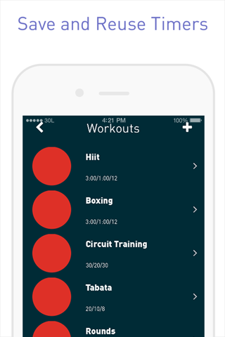 Tabata Boom - Interval Timer for HIIT Training and Workouts screenshot 4