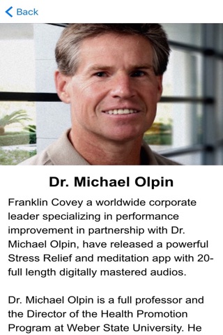 Franklin Covey Stress Relief, Relaxation, Meditation App screenshot 3