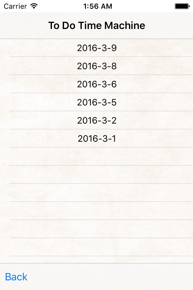 To Do -Time Machine (TaskList) screenshot 2