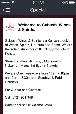 GABUSHI APP screenshot 3