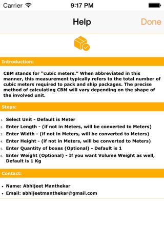 CBM Calculator - Calculate CBM for shipping screenshot 2
