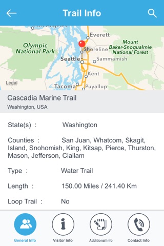 Washington National Recreation Trails screenshot 3