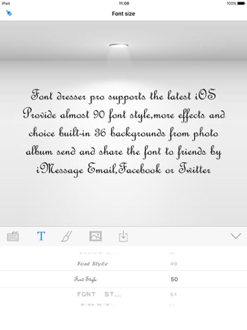 Font Dresser HD Lite screenshot 4