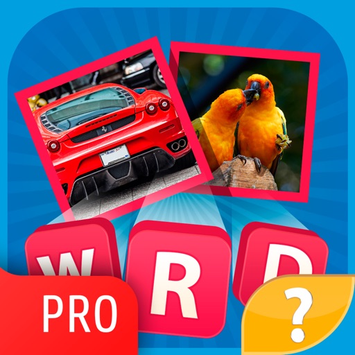 Hidden Words PRO - word quiz game to guess words on images hidden by mosaic Icon