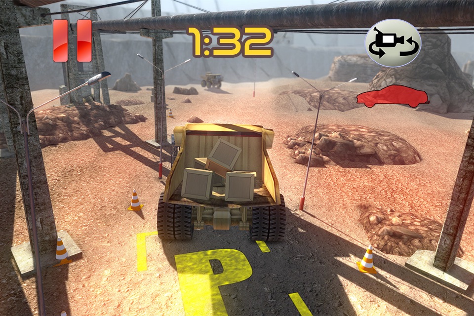 Dump Truck Parking - Realistic Driving Simulator Free screenshot 2