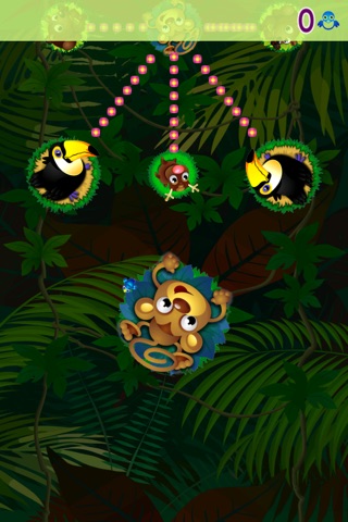 Flying Monkey Ball Bounce Game screenshot 2