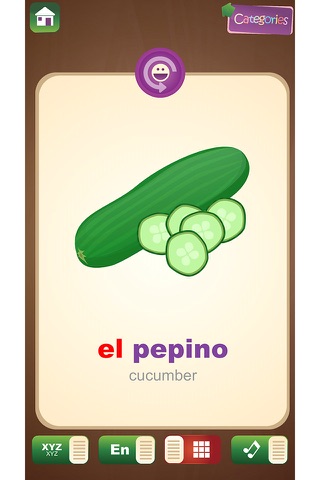 Spanish Learning Flash Cards screenshot 3