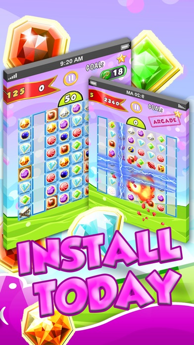 JEWEL'S SMASH 2 MATCH-3 - DIAMOND GAME AND CANDY DIGGER'S SAGA HD FREE 1.0 IOS GAME GIẢI TRÍ JEWEL'S SMASH 2 MATCH-3 - DIAMOND GAME AND CANDY DIGGER'S SAGA HD FREE 1.0 IOS