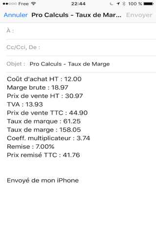 Pro Calcul - Margin Rate screenshot 4