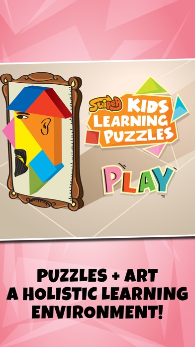 How to cancel & delete Kids Learning Puzzles: Portraits, Tangram Playtime from iphone & ipad 1