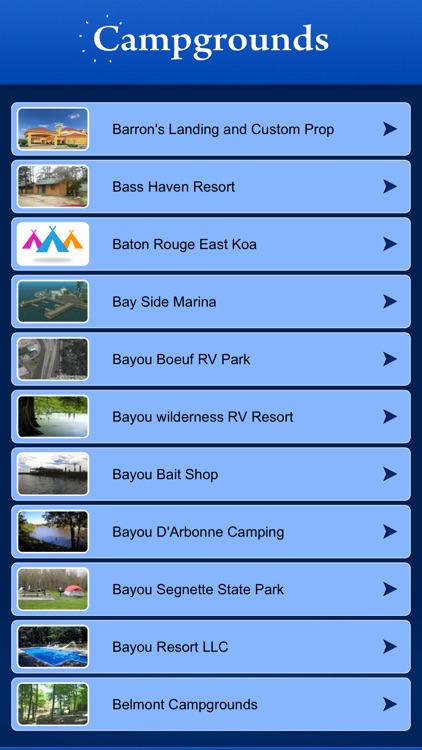 Louisiana Campgrounds & RV Parks