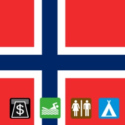 Leisuremap Norway, Camping, Golf, Swimming, Car parks, and more