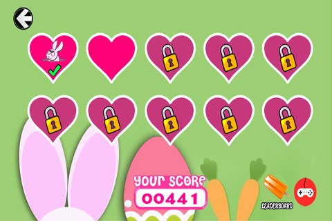 Easter Bunny - Rabbit Hunting Egg Cute Game for Kids screenshot 2