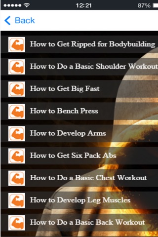 Bodybuilding for Beginners - Learn How to Gain Muscle screenshot 2