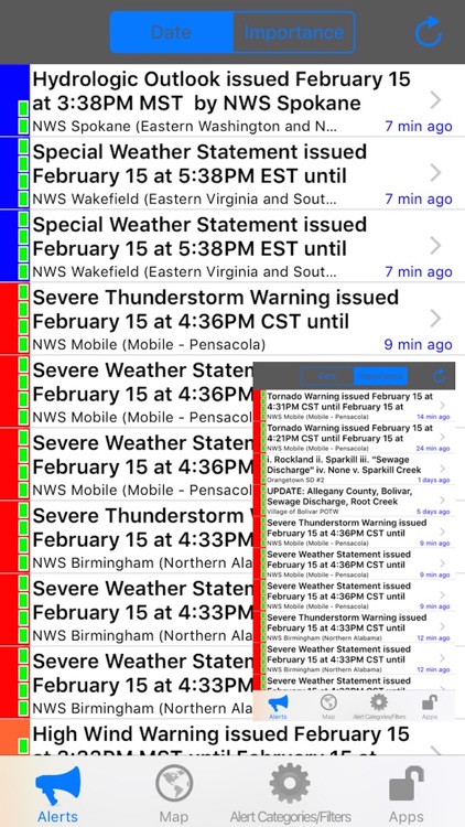 US NOAA Alerts with NOAA Radar 3D