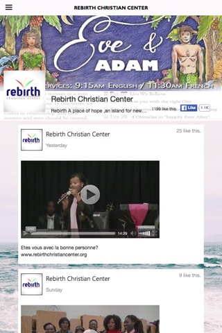 Rebirth Christian Center screenshot 2