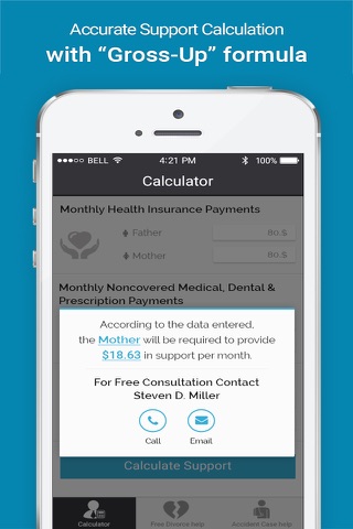 Florida Child Support Calculator & Free Legal Consult screenshot 3