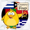 Country Flags -Phonics learn national symbols all world flags
