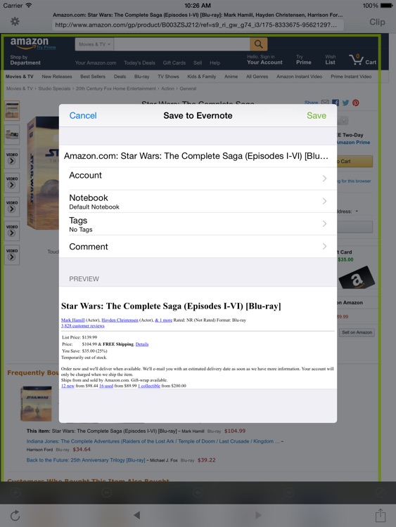Clever Clip HD - Web Clipper screenshot-3