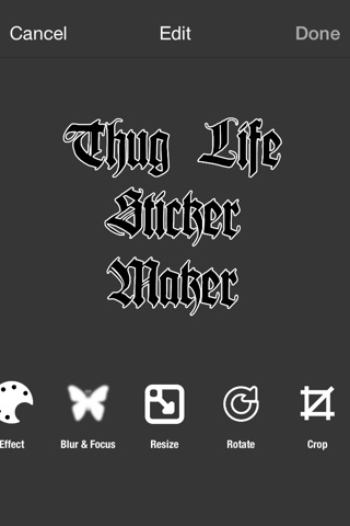 Thug Life Sticker Maker - Photo Editor - Photo Maker screenshot 4