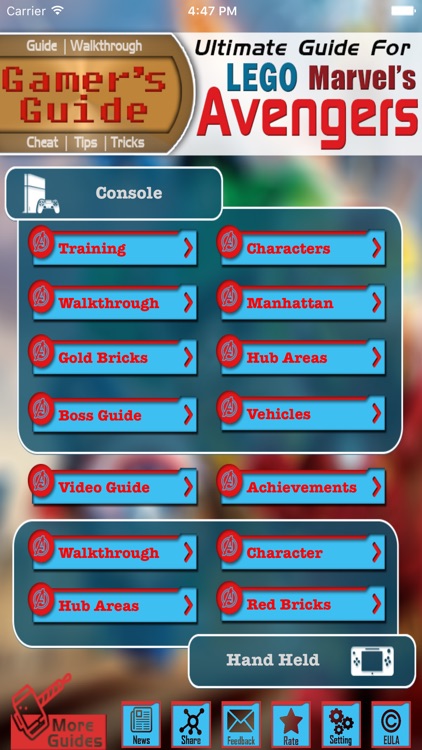 Gamer's Guide for Lego Marvel's Avengers
