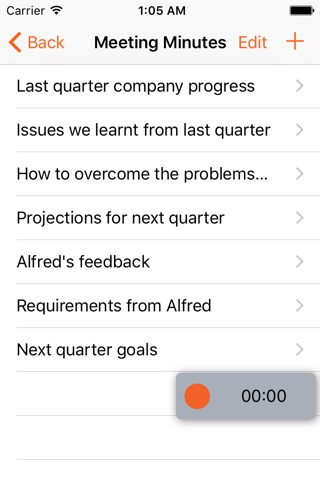 MEMO - Personal Meetings Organiser screenshot 4