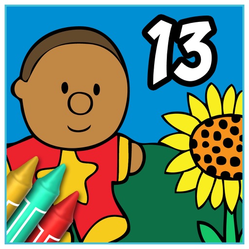 Coloring Book 13: Kid's Stuff iOS App