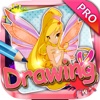 Drawing Desk Draw and Paint Coloring Books Pro - "Winx Club edition"