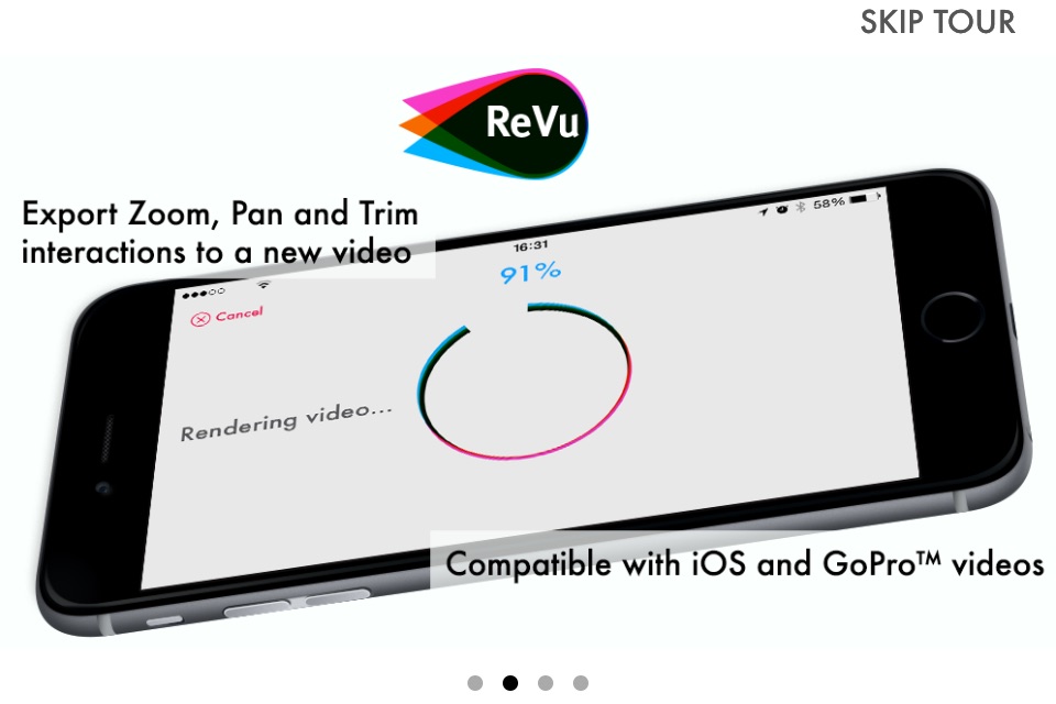 ReVu Video Editor - Record Zoom and Pan Interactions to Make a New Video screenshot 2
