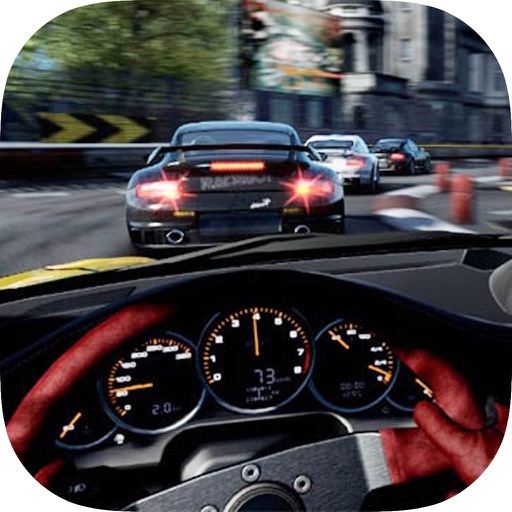 Racing Car 3D Game Icon