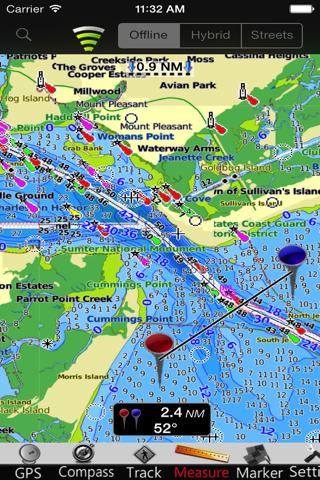 South Carolina Nautical Chart screenshot 4