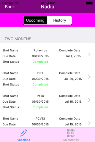 My Kids Vaccine Tracking screenshot 2